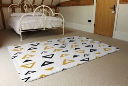 Benjamin Tate Design Egyptian Pyramids Designer Rug in Natural - Size: Large - thumbnail 3