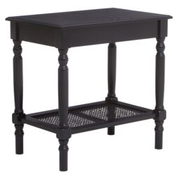 Orsina Heritage Side Table in Black - thumbnail 1
