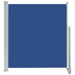 Berkfield Home Patio Retractable Side Awning 140 x 300 cm Blue - thumbnail 2