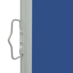 Berkfield Home Patio Retractable Side Awning 140 x 300 cm Blue - thumbnail 3
