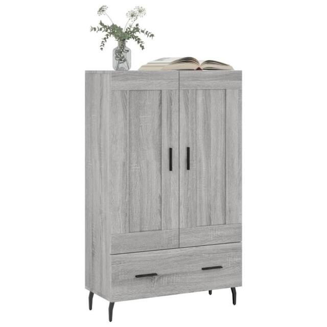 Berkfield Home Highboard Grey Sonoma 69.5x31x115 cm Engineered Wood - image 1