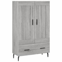 Berkfield Home Highboard Grey Sonoma 69.5x31x115 cm Engineered Wood - thumbnail 3