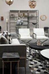 Orsina Contemporary Design Cross Base Chair, Comfortable Occasional Arm Chair, Durable Constructed Accent Armchair in Grey - thumbnail 2