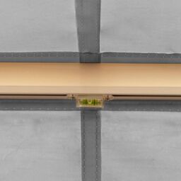 Primrose Awnings Half Cassette Patio Awning Retractable Canopy Manual Shade 3.5m x 2.5m in Silver - thumbnail 5