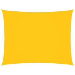 Berkfield Home Sunshade Sail Oxford Fabric Rectangular 3.5x4.5 m Yellow