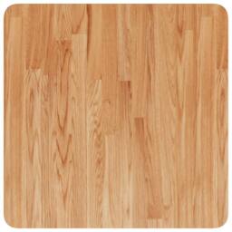 Berkfield Home Square Table Top Light Brown 50x50x2.5cm Treated Solid Wood Oak - Size: 50x50x2.5 cm - thumbnail 3