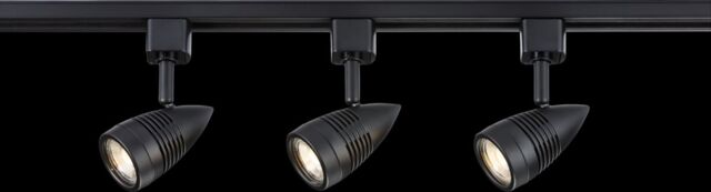 Netlighting TRKSP4 1 Metre Tracklight Kit Black 230V IP20 3x50W - image 1