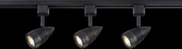 Netlighting TRKSP4 1 Metre Tracklight Kit Black 230V IP20 3x50W - thumbnail 1