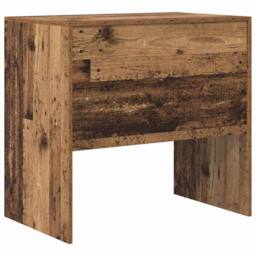 Berkfield Home Classic Desk Old Wood 80x50x76 cm Engineered wood in Brown - Size: 80 x 50 x 76 cm - thumbnail 7