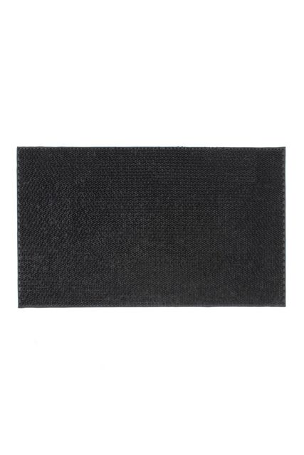 JVL Black Rubber Condor Astro Turf Effect Doormat 45x75cm - Size: 45 cm x 75 cm - image 1