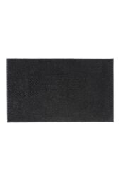 JVL Black Rubber Condor Astro Turf Effect Doormat 45x75cm - Size: 45 cm x 75 cm - thumbnail 1