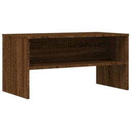 Berkfield Home TV Cabinet Brown Oak 80x40x40 cm Engineered Wood - Size: 80 x 40 x 40 cm - thumbnail 2