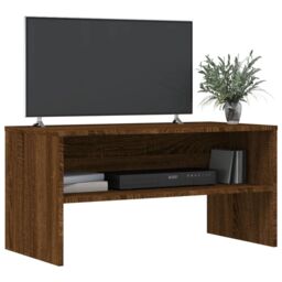 Berkfield Home TV Cabinet Brown Oak 80x40x40 cm Engineered Wood - Size: 80 x 40 x 40 cm - thumbnail 3