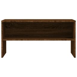 Berkfield Home TV Cabinet Brown Oak 80x40x40 cm Engineered Wood - Size: 80 x 40 x 40 cm - thumbnail 4