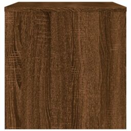Berkfield Home TV Cabinet Brown Oak 80x40x40 cm Engineered Wood - Size: 80 x 40 x 40 cm - thumbnail 5