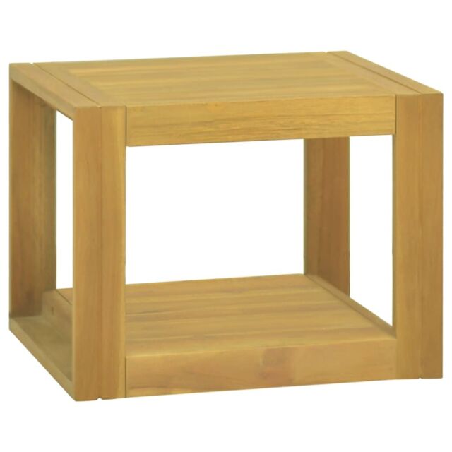 Berkfield Home Bathroom Cabinet 45x45x35 cm Solid Wood Teak in Brown - Size: 45 x 45 x 35 cm - image 1