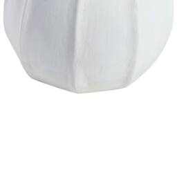 Wyld and Coco White Terracotta Vase with Rattan Neck - thumbnail 6