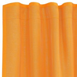 Berkfield Home Voile Curtains with Rod Pockets 2 pcs Orange - thumbnail 5