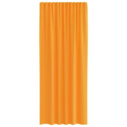 Berkfield Home Voile Curtains with Rod Pockets 2 pcs Orange - thumbnail 4