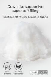 Homescapes Super Microfibre Cushion Pads - Luxury Cushion Filler & Inserts in White - Size: 65 cm x 65 cm - thumbnail 5