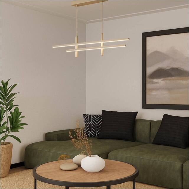 Loops Sandy Modern Design LED Pendant Ceiling Light for Stylish Interiors in Nude - image 1
