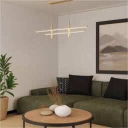 Loops Sandy Modern Design LED Pendant Ceiling Light for Stylish Interiors in Nude - thumbnail 1