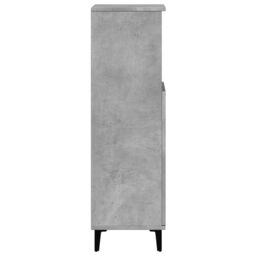 Berkfield Home Bathroom Cabinet Concrete Grey 30x30x100 cm Engineered Wood - Size: 30 x 30 x 100 cm - thumbnail 6