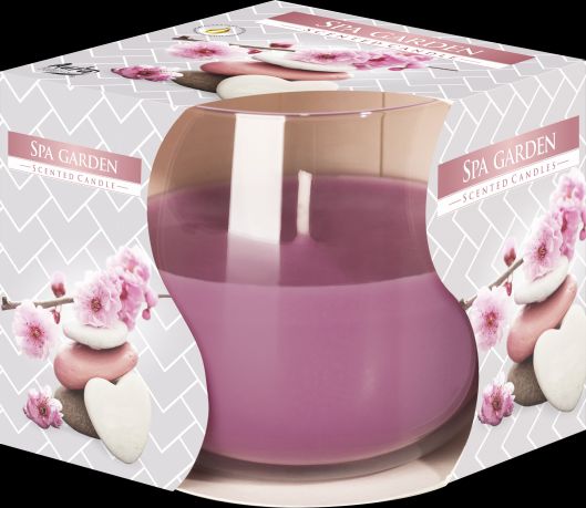 KDMD Scented Glass Jar Candle - Garden SPA in Pink