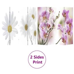Berkfield Home Folding Room Divider 160x170 cm Flower - thumbnail 6