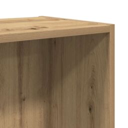 Berkfield Home Book Cabinet/TV Cabinet Artisan Oak 36x30x143cm Engineered Wood in Brown - Size: 36 x 30 x 143 cm - thumbnail 9