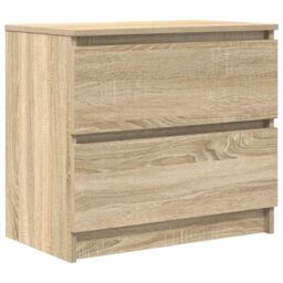 Berkfield Home TV Cabinet Sonoma Oak 60x35x54 cm Engineered Wood in Brown - Size: 60 x 35 x 54 cm - thumbnail 2