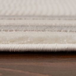 THE RUGS Carmel Bordered Area Rug Runner Soft Pile Living Room Bedroom in Grey - Size: 80 cm x 150 cm - thumbnail 6