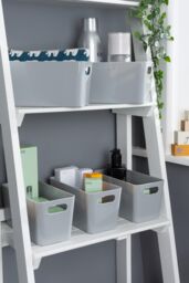 Wham Plastic Studio Basket 6.01 Rectangular in Grey
