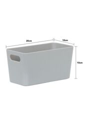 Wham Plastic Studio Basket 6.01 Rectangular in Grey - thumbnail 4