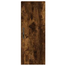 Berkfield Home Highboard Smoked Oak 34.5x34x180 cm Engineered Wood in Brown - thumbnail 6