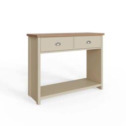 FORGEVIO Console Table Storage 2 Drawers Entryway Living Bedroom - thumbnail 3