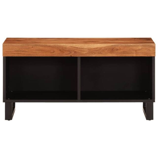 Berkfield Home TV Cabinet 85x33x43.5 cm Solid Wood Acacia in Brown - image 1