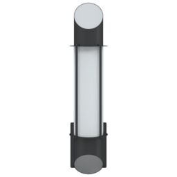 Berkfield Home Outdoor Wall Lights 2pcs Black Stainless Steel - thumbnail 4