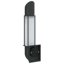 Berkfield Home Outdoor Wall Lights 2pcs Black Stainless Steel - thumbnail 6