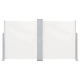 Berkfield Home Patio Retractable Double Side Awning 170x600 cm Cream - thumbnail 3
