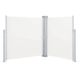 Berkfield Home Patio Retractable Double Side Awning 170x600 cm Cream - thumbnail 2