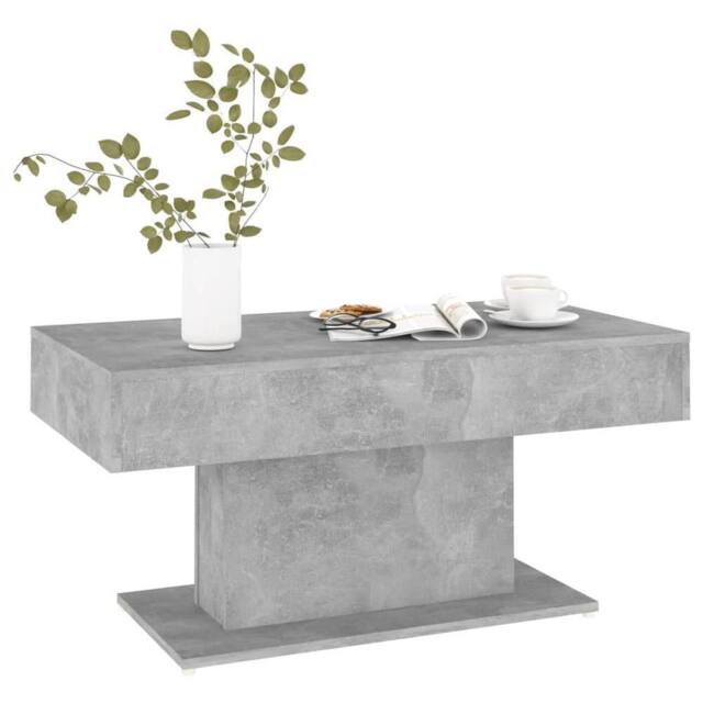 Berkfield Home Durable Coffee Table Concrete Grey 96x50x45 cm Engineered Wood - Size: 96 x 50 x 45 cm - image 1