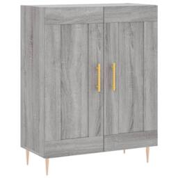 Berkfield Home Highboard Grey Sonoma 69.5x34x180 cm Engineered Wood - thumbnail 8