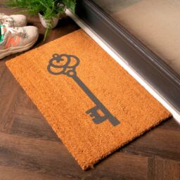 Artsy Mats Grey Elegantly Simple Key Doormat - Size: 40 cm x 60 cm - thumbnail 1