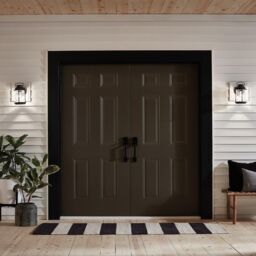 Netlighting Ashland Bay 1 Light Small Outdoor Wall Lantern Zinc IP44 E27 in Grey - thumbnail 2