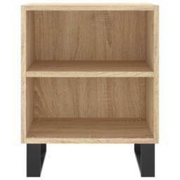 Berkfield Home Bedside Cabinets 2 pcs Sonoma Oak 40x30x50 cm Engineered Wood in Brown - Size: 40 x 30 x 50 cm - thumbnail 5