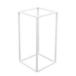 Garden Sanctuary Metal Flower Stand Wedding Centrepieces in White - thumbnail 5