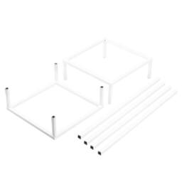 Garden Sanctuary Metal Flower Stand Wedding Centrepieces in White - thumbnail 7