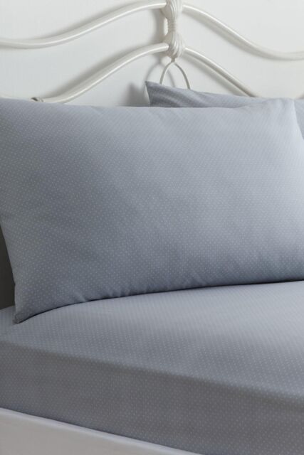 Dreams & Drapes 'Kristen' Soft Touch 28cm Fitted Bed Sheet Set in Grey - Size: Super King - image 1
