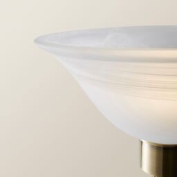 ValueLights Memphis Antique Gold Floor Lamp - thumbnail 4